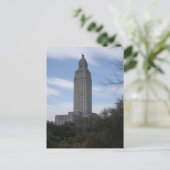 Het Louisiana State Capitol in Baton Rouge, LA Briefkaart (Staand voorkant)