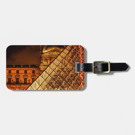 Het Louvre Bagagelabel (Voorkant horizontaal)