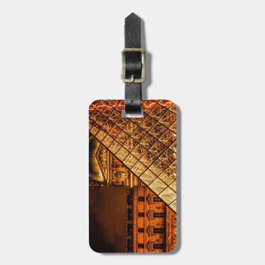 Het Louvre Bagagelabel (Voorkant verticaal)