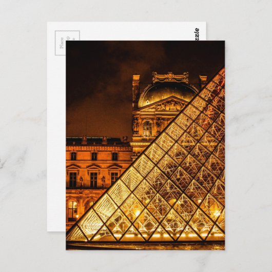Het Louvre Briefkaart (Voorkant / Achterkant)