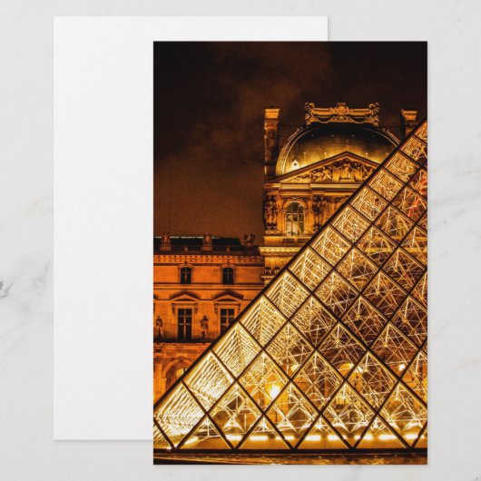 Het Louvre Briefpapier (Voorkant / Achterkant)