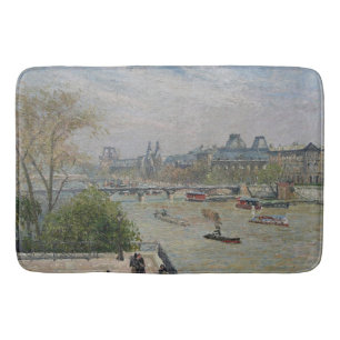 Het Louvre, de lente van Camille Pissarro Badmat