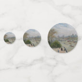 Het Louvre, de lente van Camille Pissarro Confetti (Achterkanten)