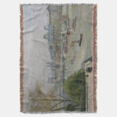 Het Louvre, de lente van Camille Pissarro Deken (Voorkant Verticaal)