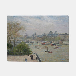 Het Louvre, de lente van Camille Pissarro Deurmat