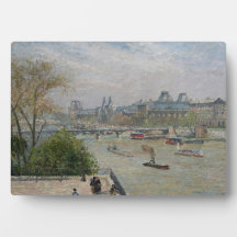 Het Louvre, de lente van Camille Pissarro