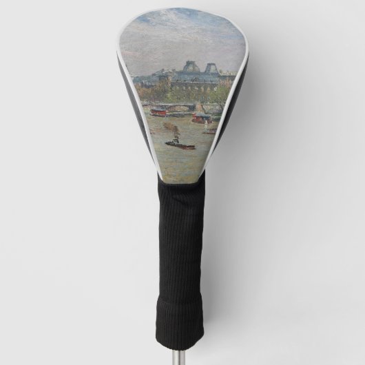 Het Louvre, de lente van Camille Pissarro Golfheadcover (Voorkant)