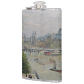 Het Louvre, de lente van Camille Pissarro Heupfles (Links)