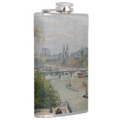 Het Louvre, de lente van Camille Pissarro Heupfles (Rechts)