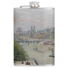 Het Louvre, de lente van Camille Pissarro Heupfles