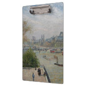 Het Louvre, de lente van Camille Pissarro Klembord (Links)