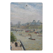 Het Louvre, de lente van Camille Pissarro Mini Klembord (Achterkant)