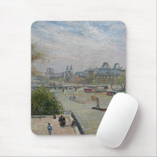 Het Louvre, de lente van Camille Pissarro Muismat
