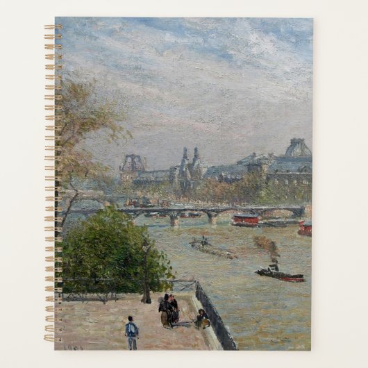 Het Louvre, de lente van Camille Pissarro Planner (Voorkant)