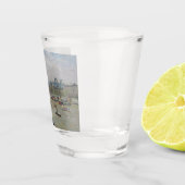 Het Louvre, de lente van Camille Pissarro Shot Glas (Rechts)