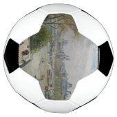 Het Louvre, de lente van Camille Pissarro Voetbal (Gedraaid)