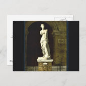 Het Louvre, de Venus de Milo, Parijs, de Franse kl Briefkaart (Voorkant / Achterkant)