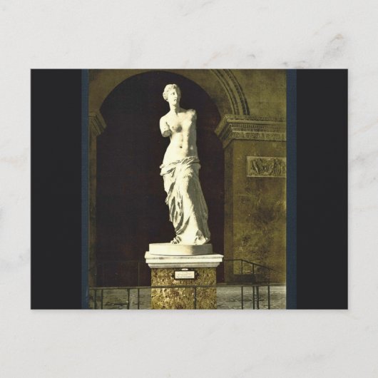Het Louvre, de Venus de Milo, Parijs, de Franse kl Briefkaart (Voorkant)