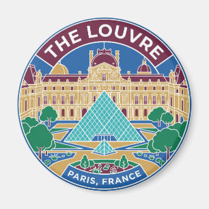 Het Louvre Frankrijk Magneet