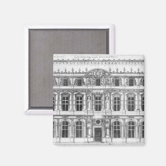 Het Louvre Magneet (Voorkant / Achterkant)