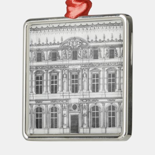 Het Louvre Metalen Ornament (Links)