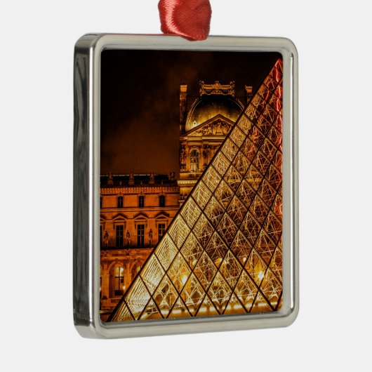Het Louvre Metalen Ornament (Rechts)