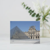 Het Louvre Museum Briefkaart (Staand voorkant)