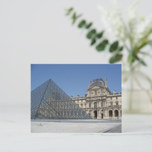 Het Louvre Museum Briefkaart (Staand voorkant)