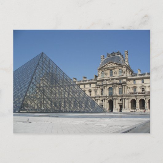 Het Louvre Museum Briefkaart (Voorkant)