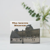 Het Louvre Museum in Parijs Briefkaart (Staand voorkant)