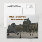 Het Louvre Museum in Parijs Briefkaart (Voorkant / Achterkant)