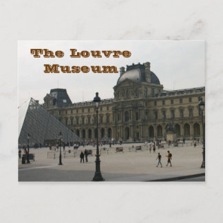 Het Louvre Museum in Parijs Briefkaart