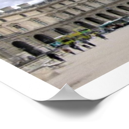 Het Louvre Panorama Poster (Hoek)