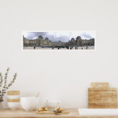Het Louvre Panorama Poster (Keuken)