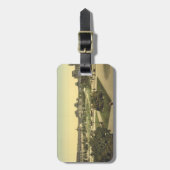 Het Louvre, Parijs, Frankrijk Bagagelabel (Voorkant verticaal)