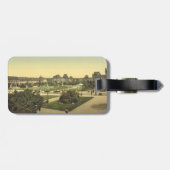 Het Louvre, Parijs, Frankrijk Bagagelabel (Achterkant horizontaal)