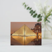Het Louvre, Parijs, Frankrijk Briefkaart (Staand voorkant)