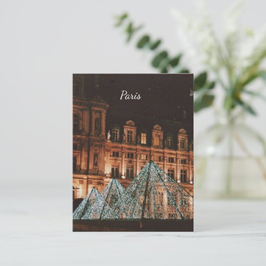 Het Louvre, Parijs, Frankrijk Briefkaart (Staand voorkant)
