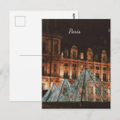 Het Louvre, Parijs, Frankrijk Briefkaart (Voorkant / Achterkant)