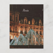 Het Louvre, Parijs, Frankrijk Briefkaart (Voorkant)