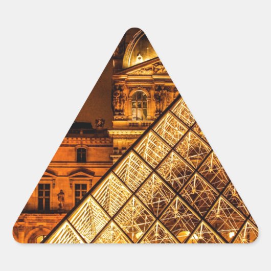 Het Louvre Sticker (Voorkant)