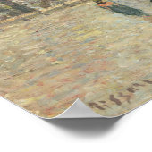 Het Louvre, vanmiddag, Camille Pissarro Fine Art Poster (Hoek)