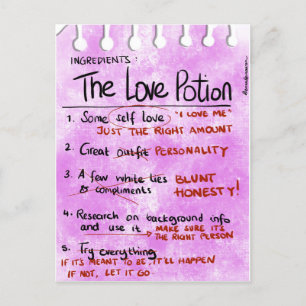 Het Love Potion Briefkaart