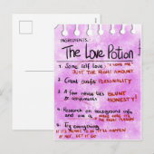 Het Love Potion Briefkaart (Voorkant / Achterkant)