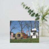 Het LOVEworks-teken Harrisonburg Virginia Briefkaart (Staand voorkant)