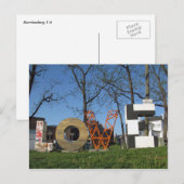 Het LOVEworks-teken Harrisonburg Virginia Briefkaart (Voorkant / Achterkant)