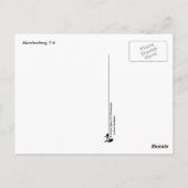 Het LOVEworks-teken Harrisonburg Virginia Briefkaart (Achterkant)