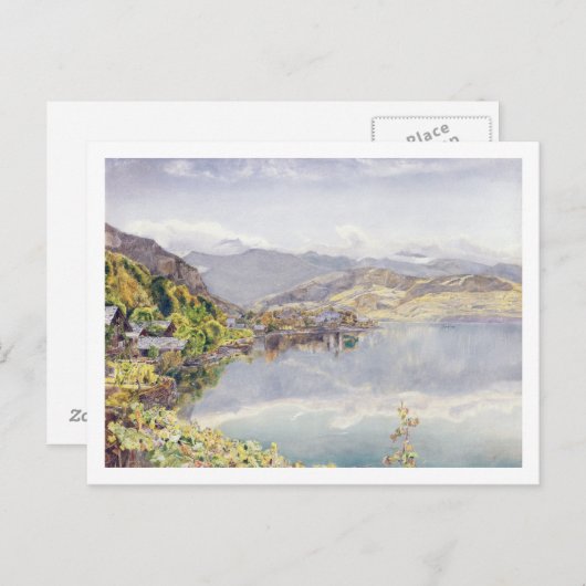 Het Lucerne-meer, Mount Pilatus op afstand Briefkaart (Voorkant / Achterkant)