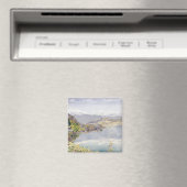 Het Lucerne-meer, Mount Pilatus op afstand Magneet (Insitu (Vaatwasser))