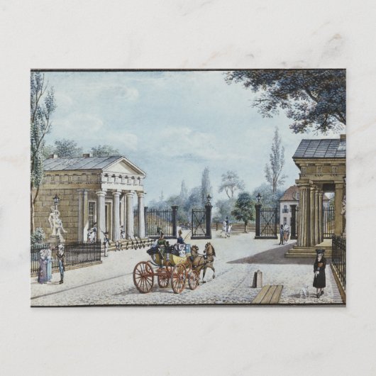 Het luchthavenbedrijf Leipzig, Berlijn Briefkaart (Voorkant)